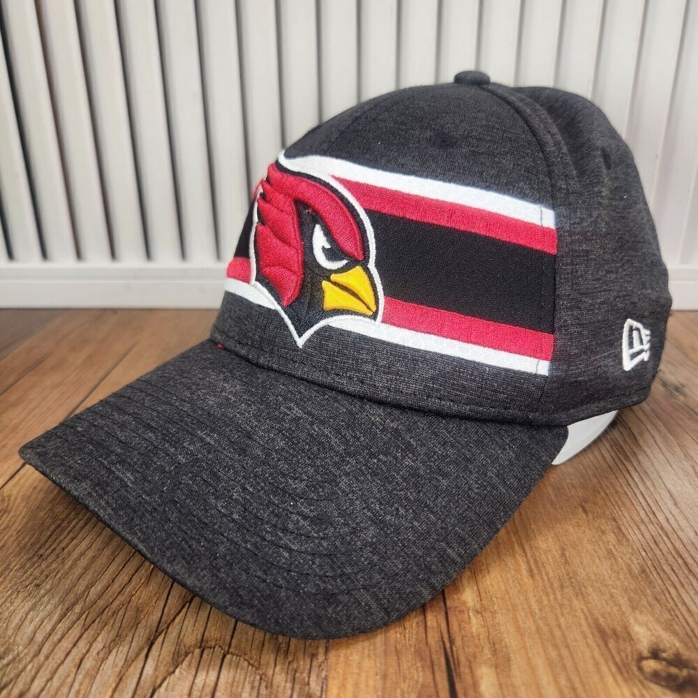 New Era Arizona Cardinals 39thirty Fitted L/XL Hat Cap Black NFL Team Logo Sport